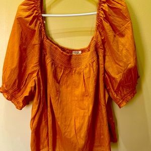 a.n.a. Peasant top Women 3X